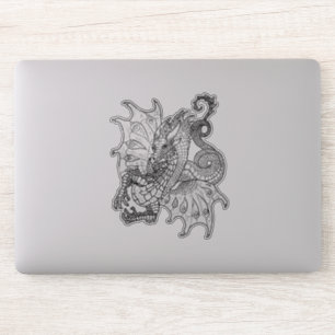 Sticker Style de Nouveau d'art de dragon