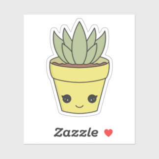 Sticker Succulent Cute Kawaii Cactus