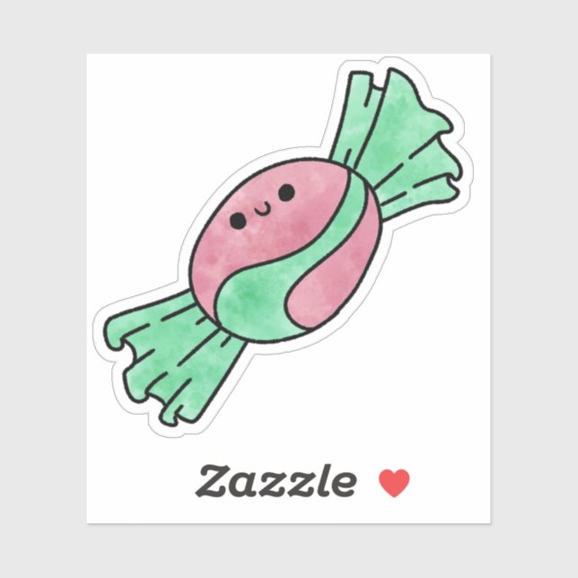 Sticker Sucre délicieux (Feuille)