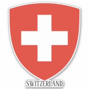 Sticker Suisse Armoiries Nationales Patriotique