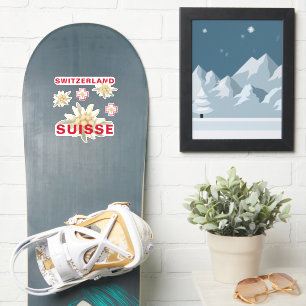 Sticker Suisse Edelweiss Schweiz SWISS Suisse