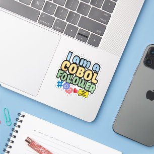 Sticker Suiveur du langage de programmation Cobol