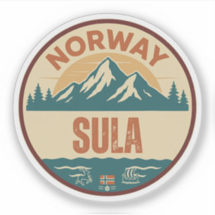 Sticker Sula, Norvège Norvège