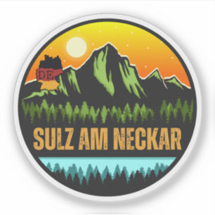 Sticker Sulz am Neckar, Bade-Wurtemberg Allemagne