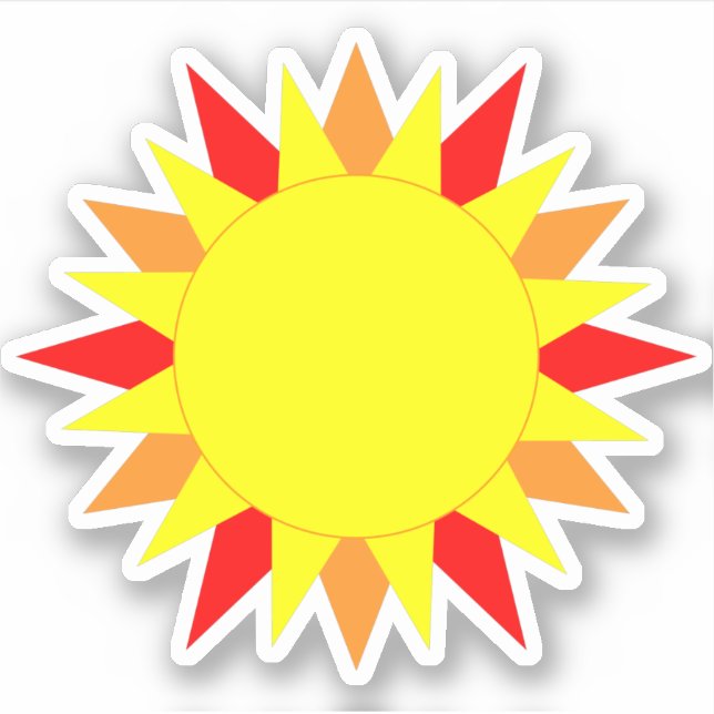 Sticker Sun (Devant)