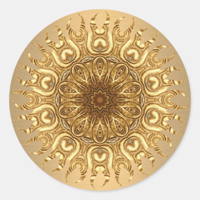 Sticker Sun d'or (Devant)