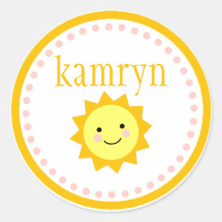 Sticker Sunshine Personnalisé - Points