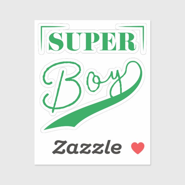 Sticker Super Boy (Feuille)