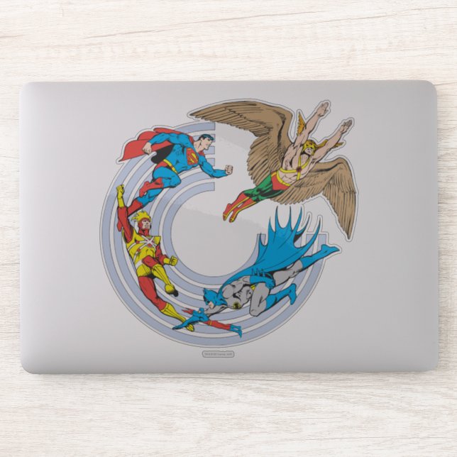 Sticker Super Powers™ Volant En Cercle (Ordinateur)