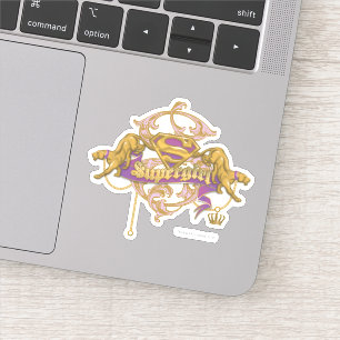Sticker Supergirl Golden Cat 2