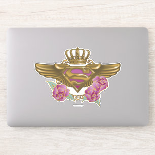 Sticker Supergirl Golden Wings