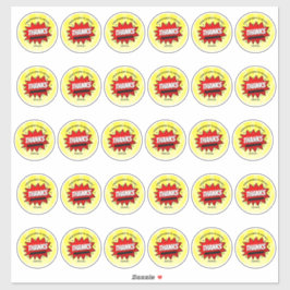 Sticker Superhero Comic Book N'importe quel âge Anniversai