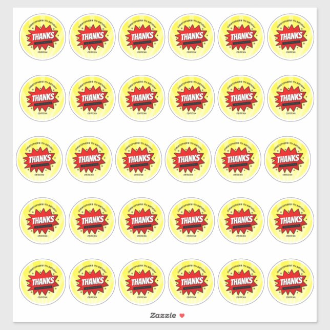 Sticker Superhero Comic Book N'importe quel âge Anniversai (Feuille)