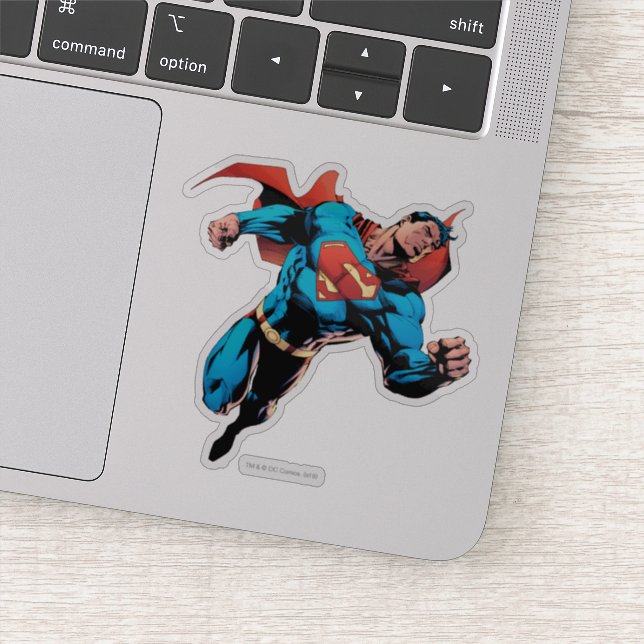 Sticker Superman en costume (Détail)