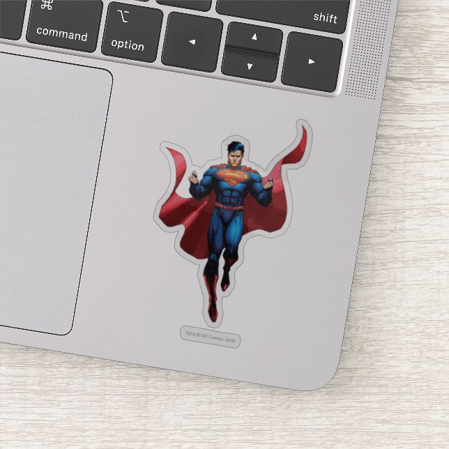 Sticker Superman Flying (Détail)