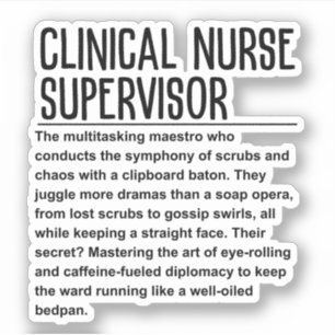 Sticker Superviseur des infirmières cliniciennes