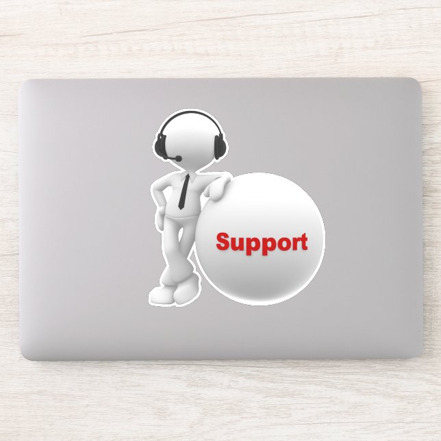 Sticker Support technique (Ordinateur)