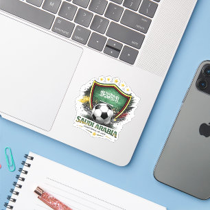 Sticker Supporteur de football d'Arabie saoudite Coupe du