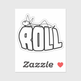 Sticker Sur un rouleau