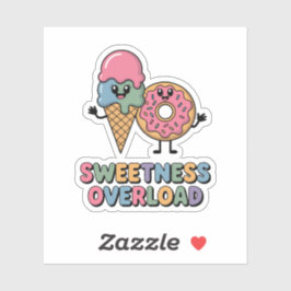 Sticker Surcharge de sucrerie | Enfants de Donut & Ice Cre