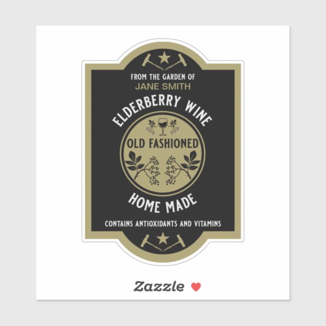 Sticker Sureau fait maison personnalisé (Feuille)