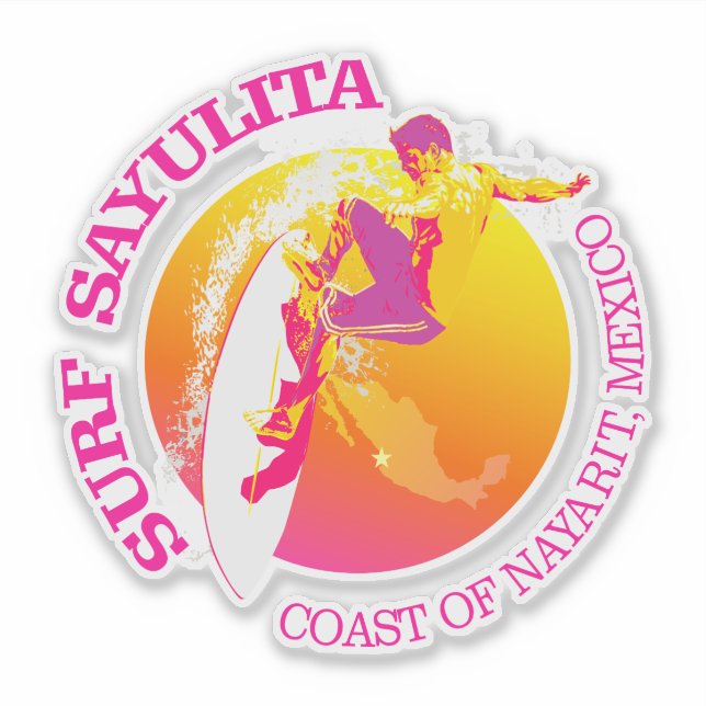 Sticker Surf Sayulita (Devant)