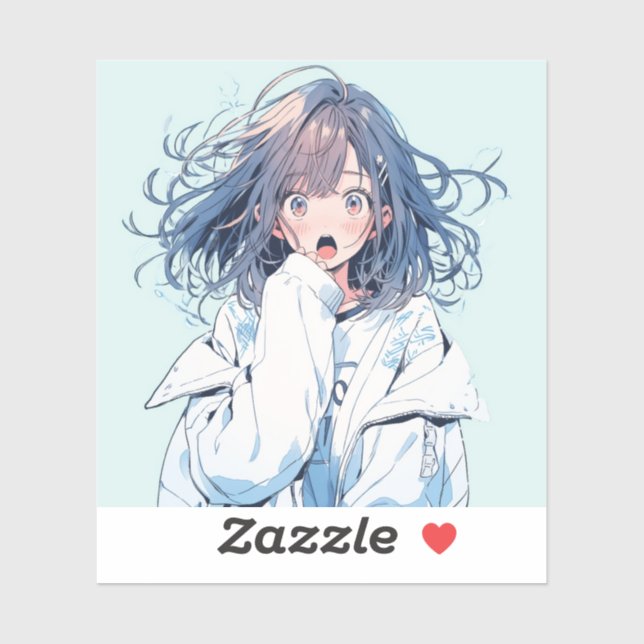 Sticker Surprise | 東京娘 GenerartiveAI シール (Feuille)