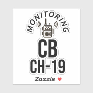 Sticker Surveillance du canal CB 19