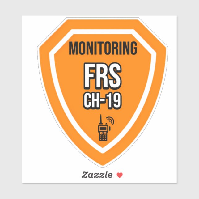 Sticker Surveillance du canal FRS 19 (Feuille)