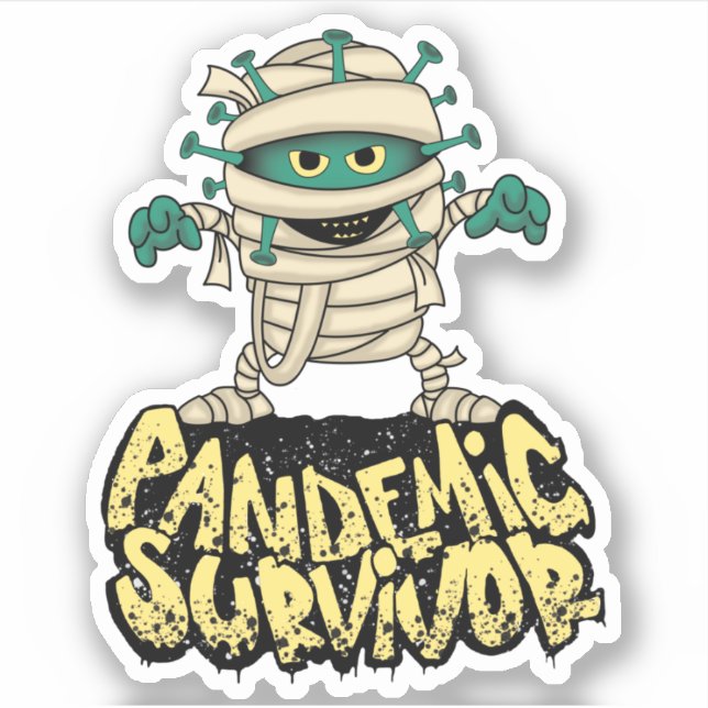 Sticker Survivant, Survivant pandémique, (Devant)