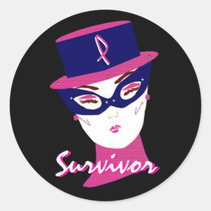 Sticker "Survivor In Pink I" - Personnalisable