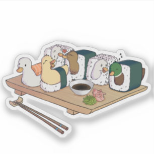 Sticker Sushi party MAXI