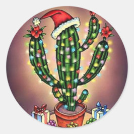 Sticker SW Weihnachtsbaum Cactus Saguaro