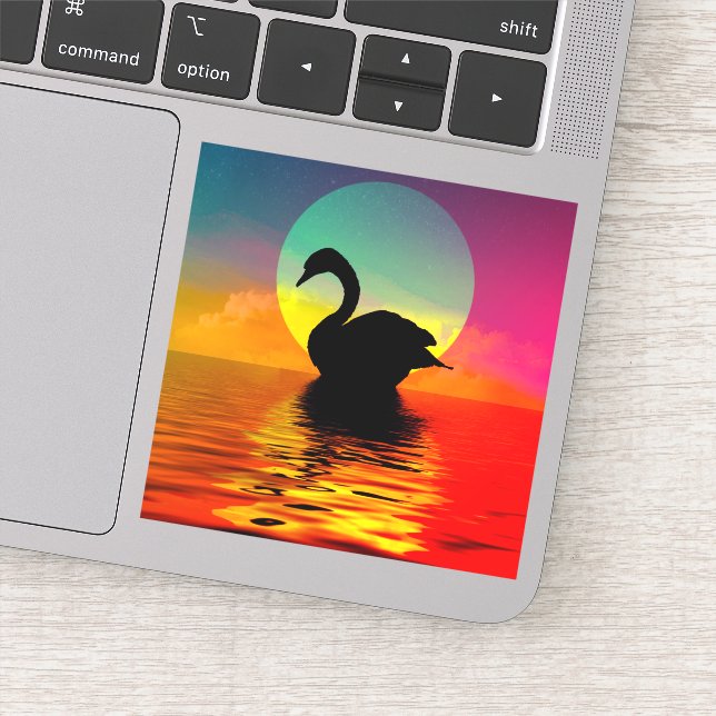 Sticker Swan (Détail)