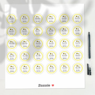 Sticker Sweet Little Honey Bee Baby shower 1"