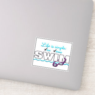 Sticker SWIM - "Mange-Sommeil-Baignade"
