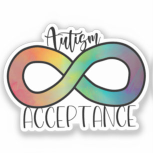 Sticker Symbole d'acceptation de la neurodiversité de la s