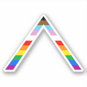 STICKER SYMBOLE D'ALLIANCE LGBTQ POC
