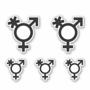 Sticker Symbole de genre alternatif transgenre