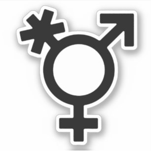 Sticker Symbole de genre alternatif transgenre