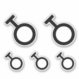 Sticker Symbole de genre Travesti