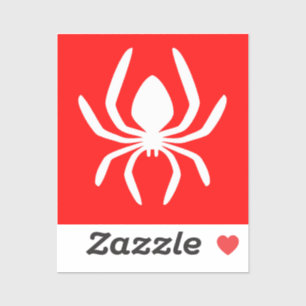 Sticker Symbole de l'araignée rouge