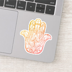 Sticker Symbole de main Hamsa d'encouragement