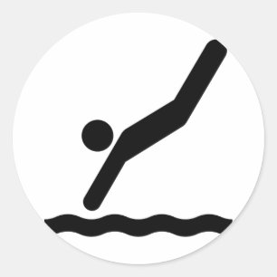 Sticker Symbole de plongée