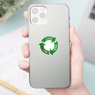 Sticker Symbole de recyclage en cercle