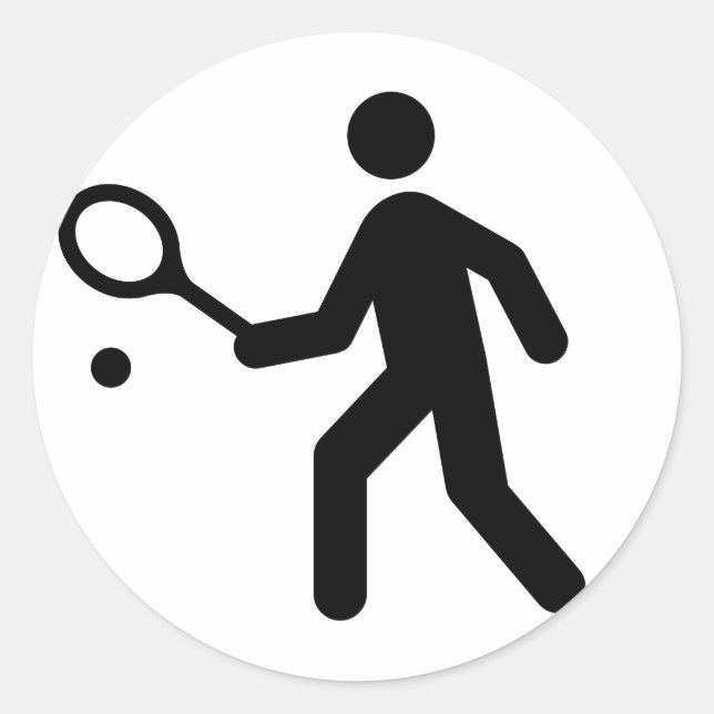 Sticker Symbole de Tennis (Devant)