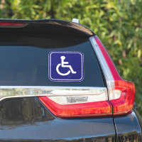 Symbole de véhicule pour handicapés en fauteuil ro
