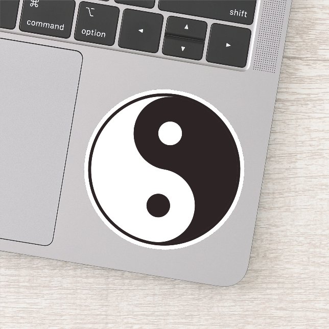 Sticker Symbole de Yin yang (Détail)