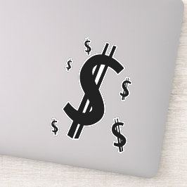 Sticker Symbole dollar