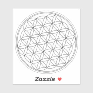 Sticker Symbole Fleur de Vie